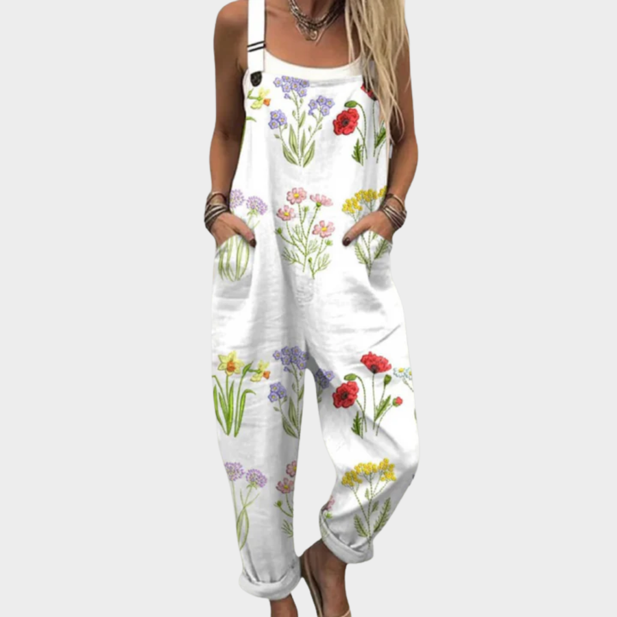 Comfortabele Gedrukte Overalls