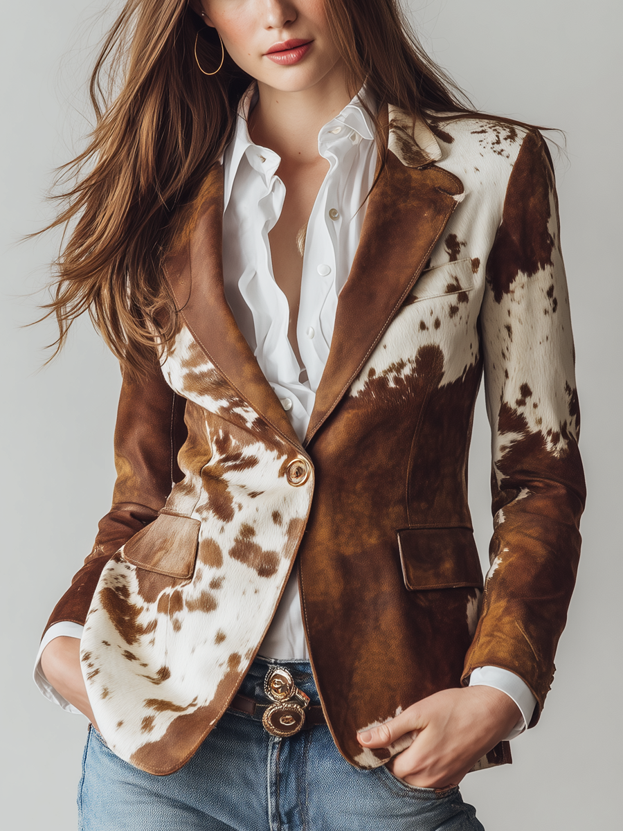 Danieke | Blazer koe-print
