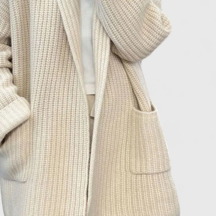 Khadra | Oversized ribgebreide Jassen