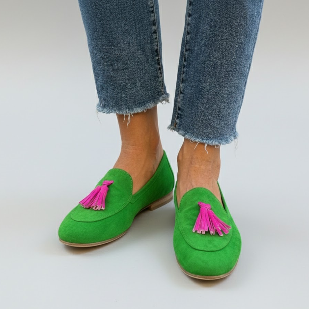 Mandy Tassen Versierde Loafers