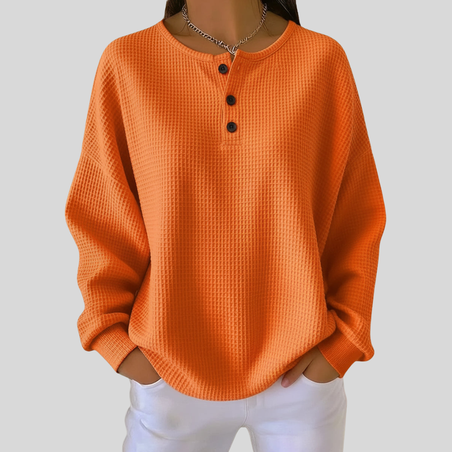 Ngoc | Casual Henley Sweatshirts