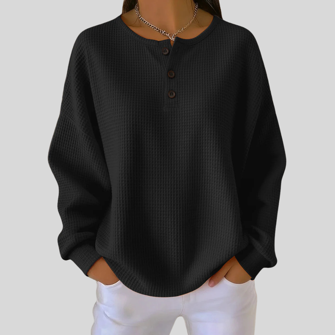 Ngoc | Casual Henley Sweatshirts