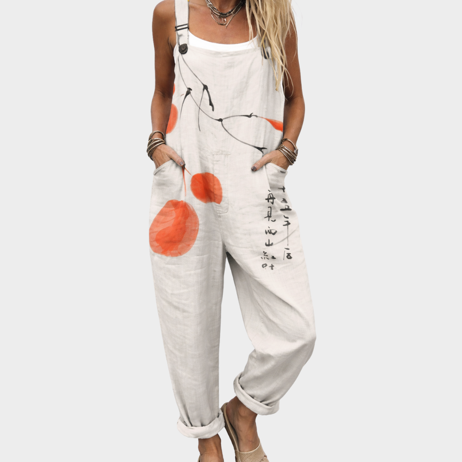 Comfortabele Gedrukte Overalls