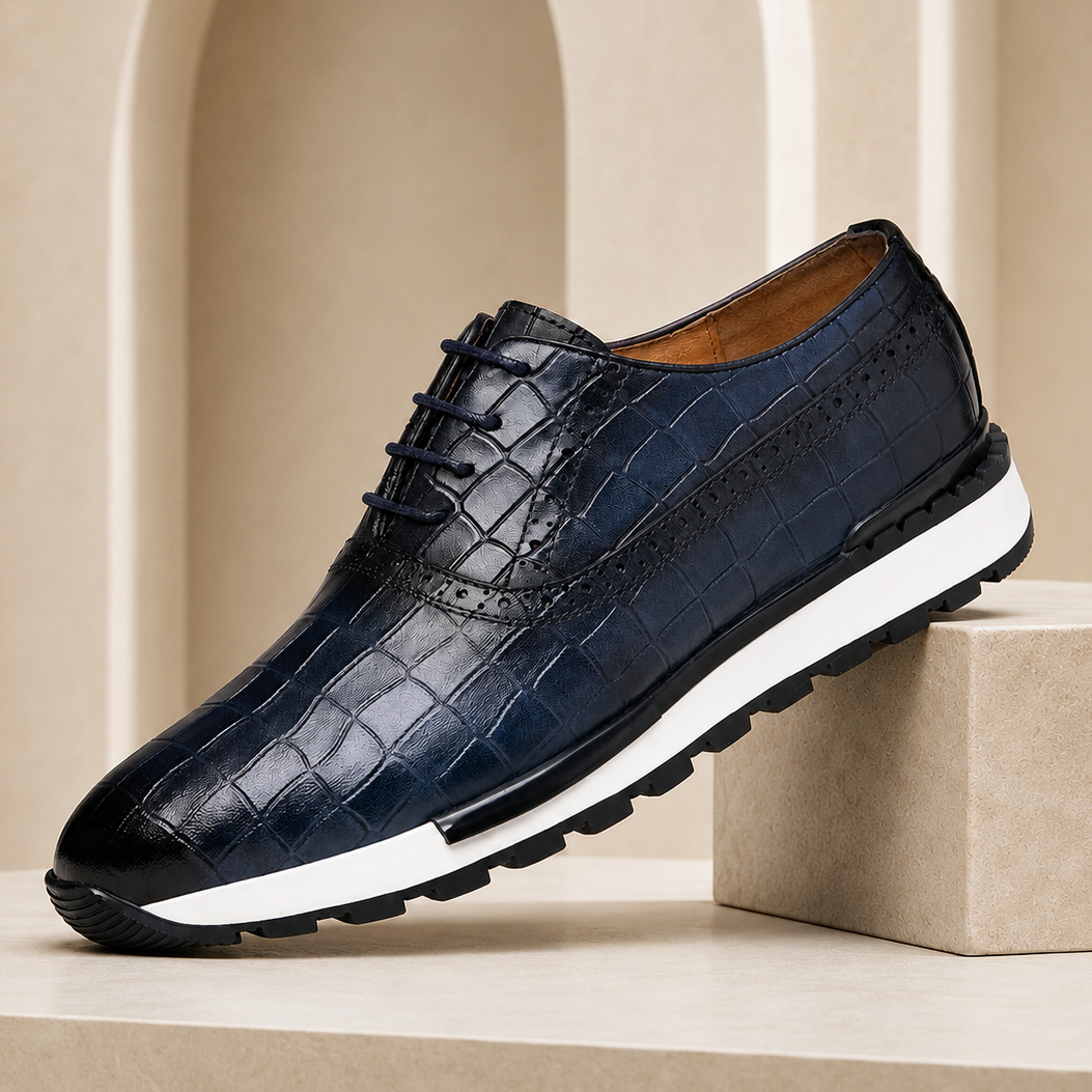 Jonas | Sneakers met krokodilprint Schoenen