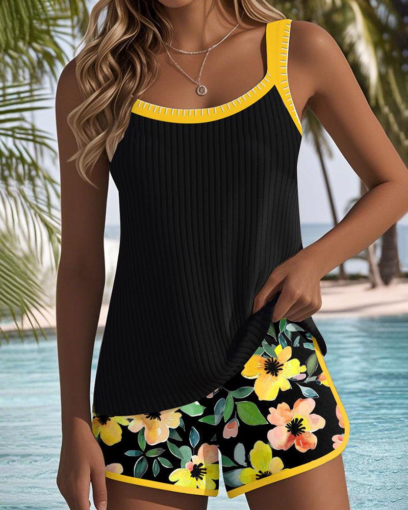 Miriam | Elegante tweedelige tankini set