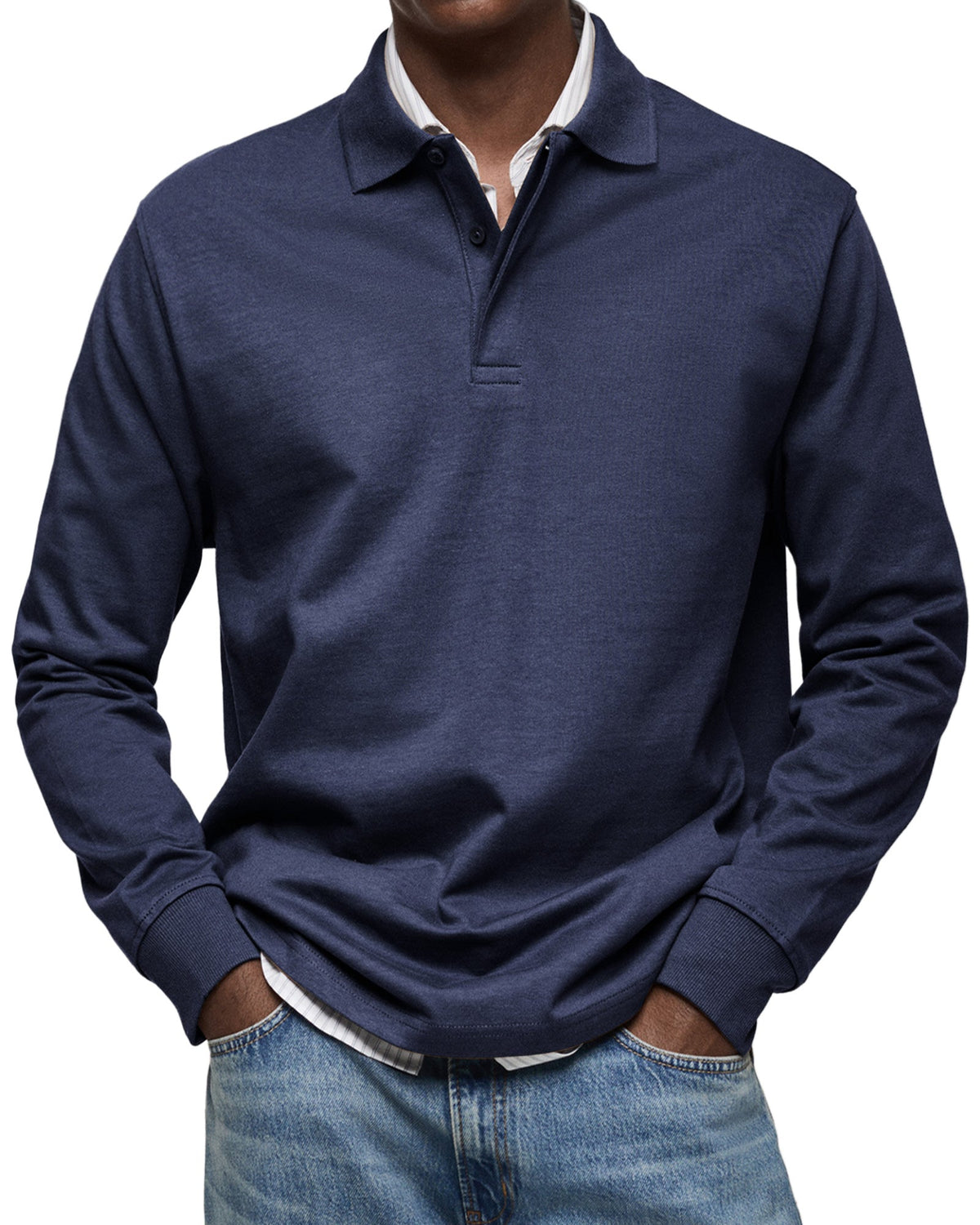 Kay | Poloshirts met lange Overhemden