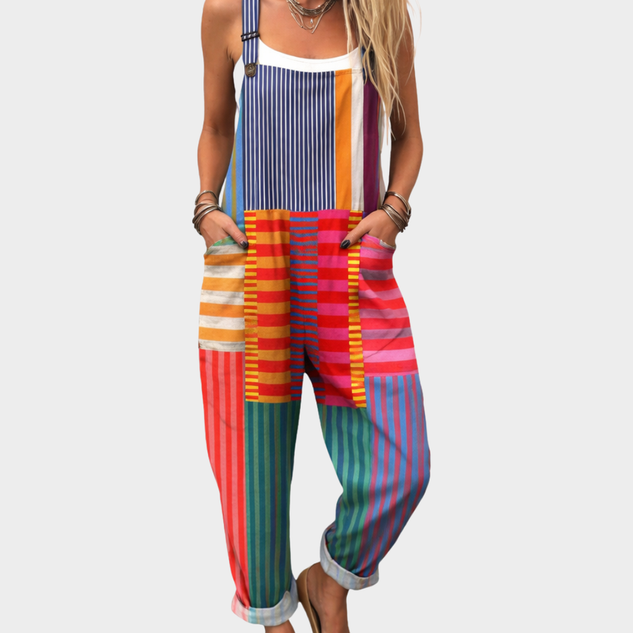 Comfortabele Geprinte Overalls