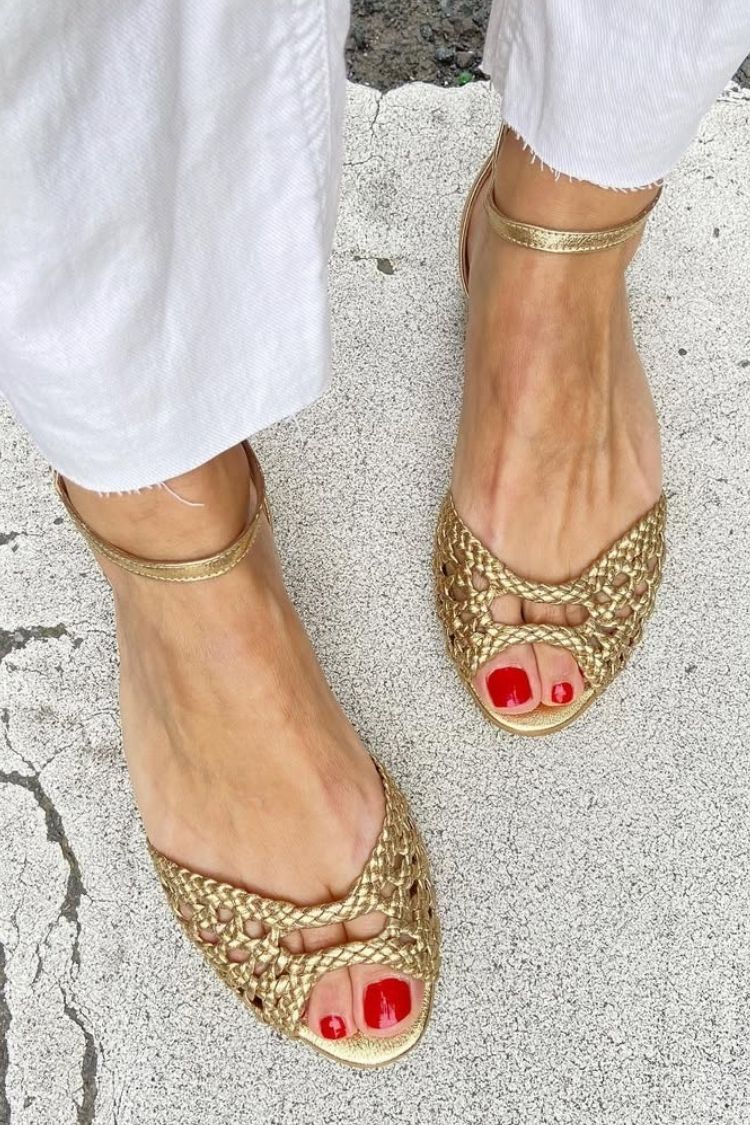 Isadora | Geweven Sandalen