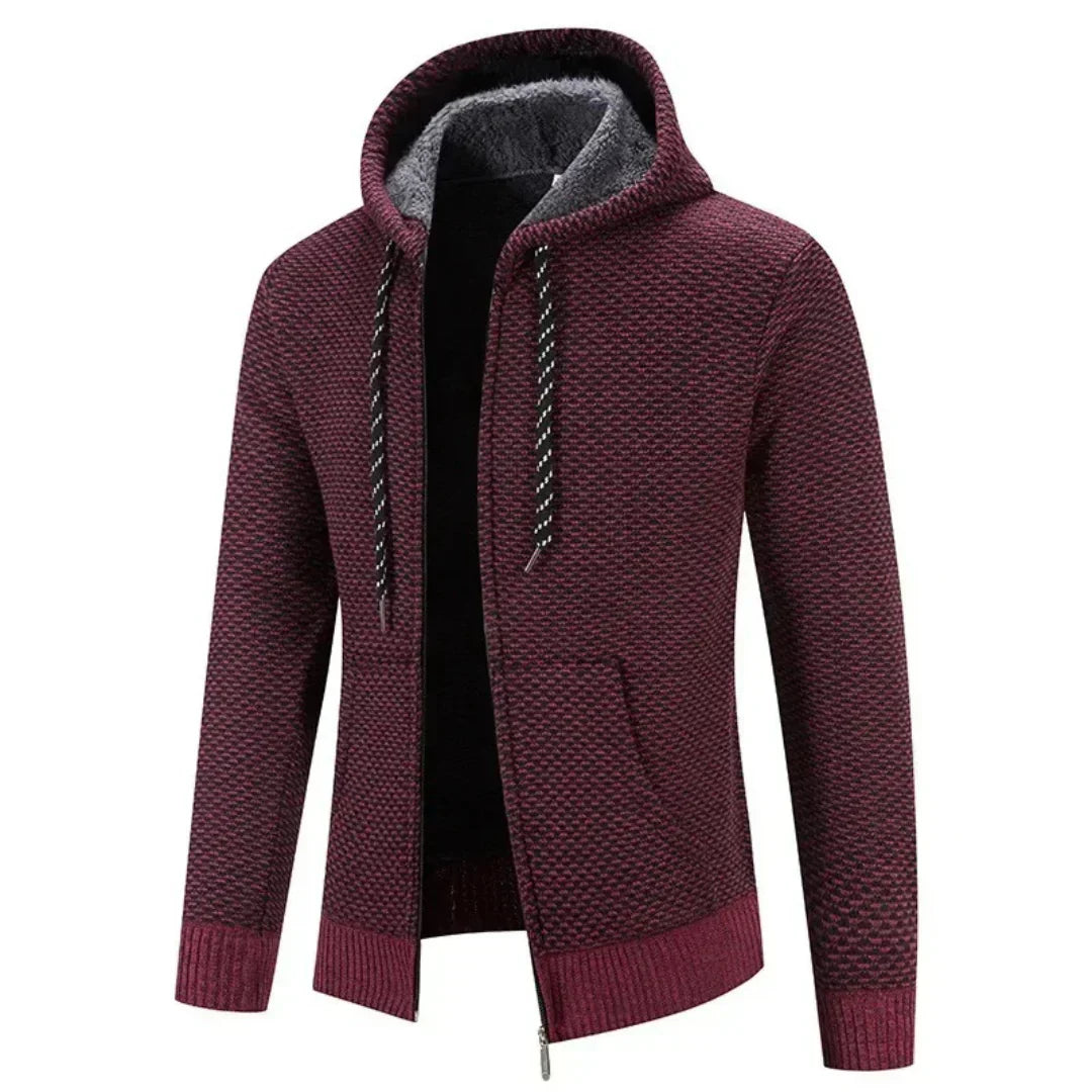 Lennart | Warme hoodie cardigan