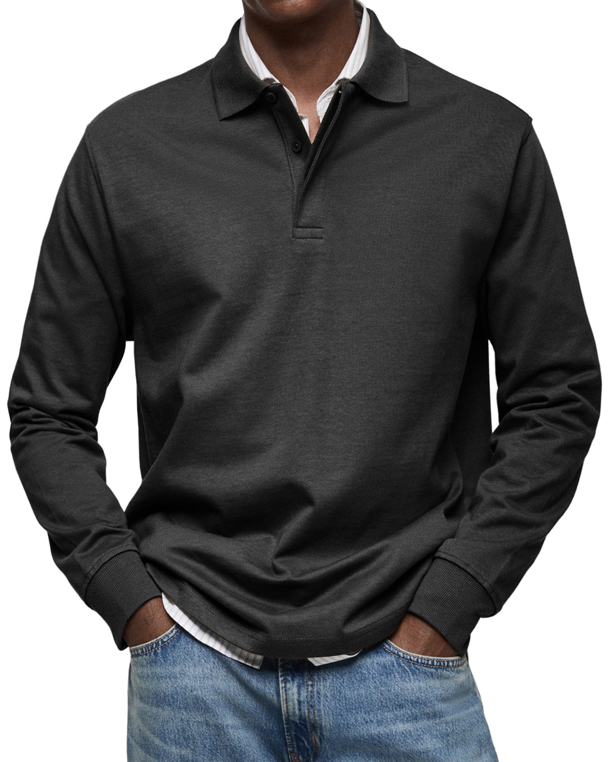 Kay | Poloshirts met lange Overhemden