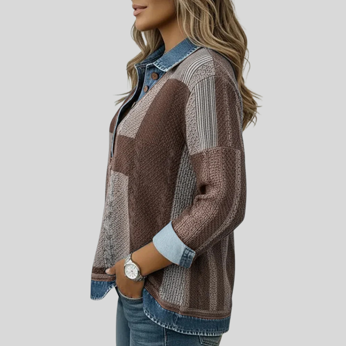 Franciska | Patchwork Sweatshirts