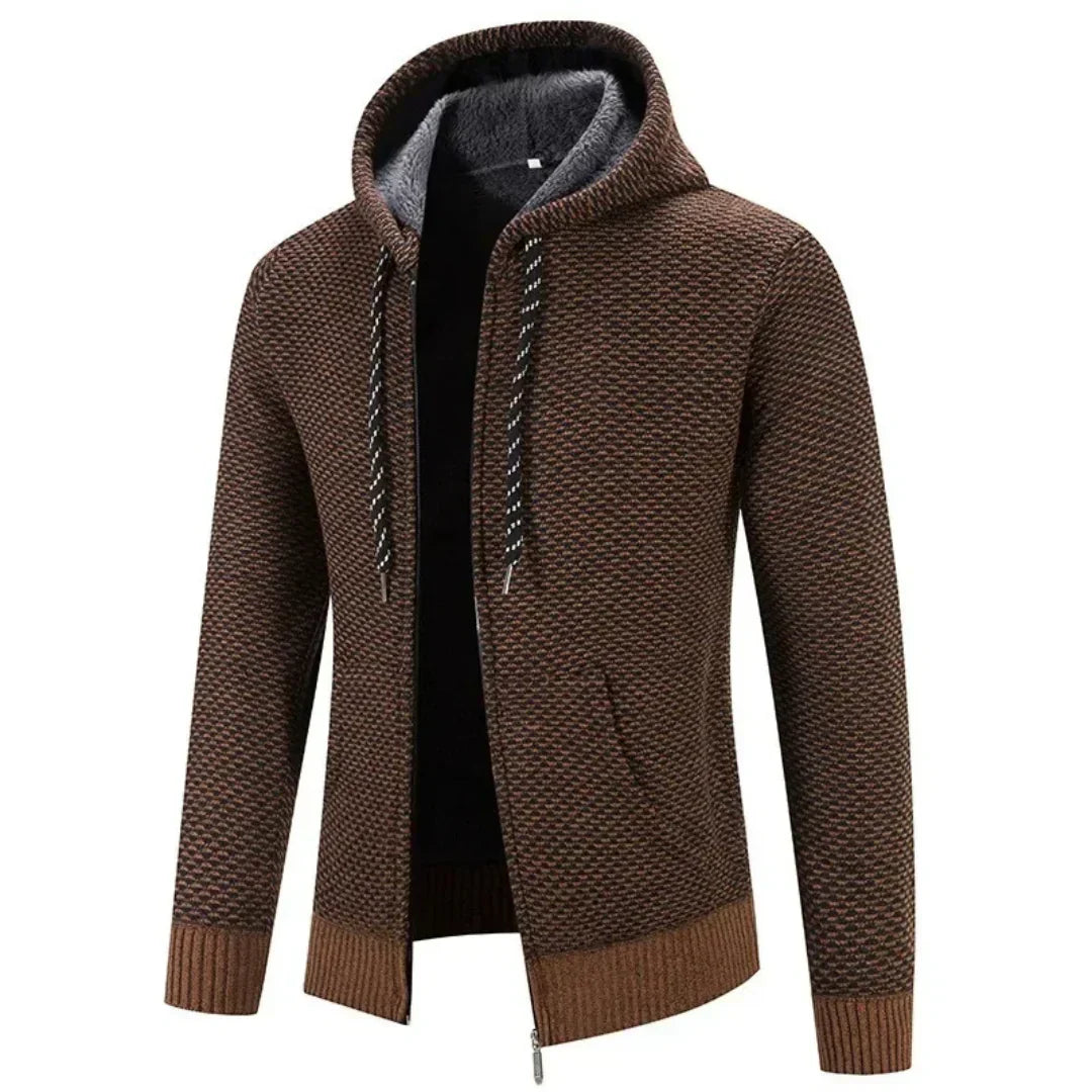 Lennart | Warme hoodie cardigan