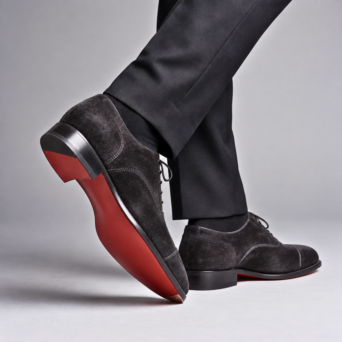 Laurens | Suède Oxfords schoenen