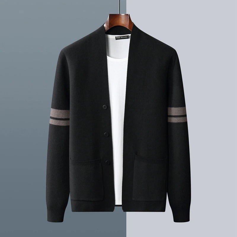 Ludwig | Cardigan met streepdetails