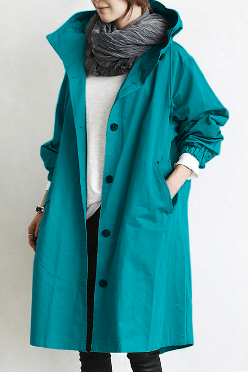 Ana | Waterdichte regenjas met capuchon