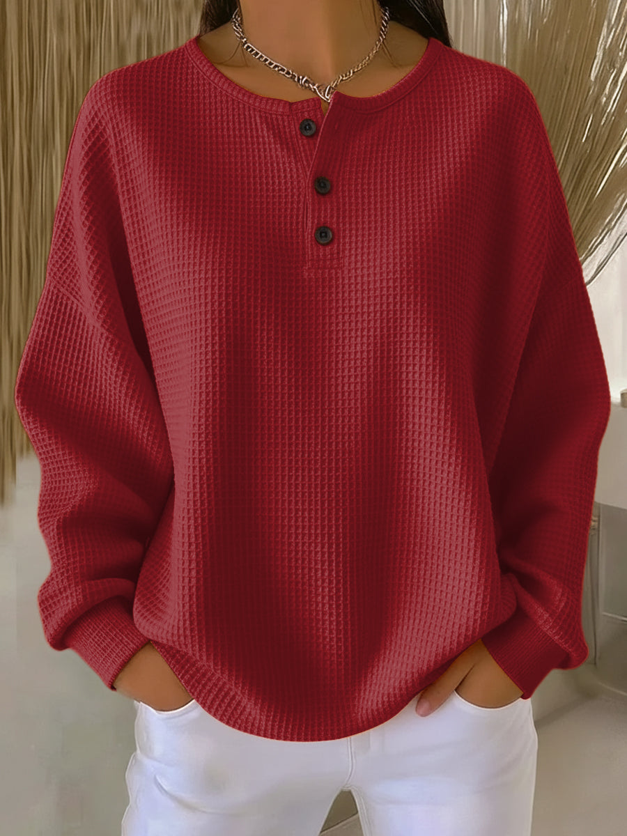 Roseanne | Comfortabele Truien Henley