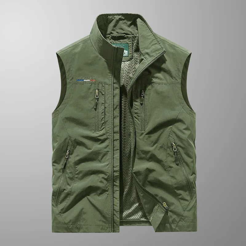 Sten | Functionele bodywarmer met kraag