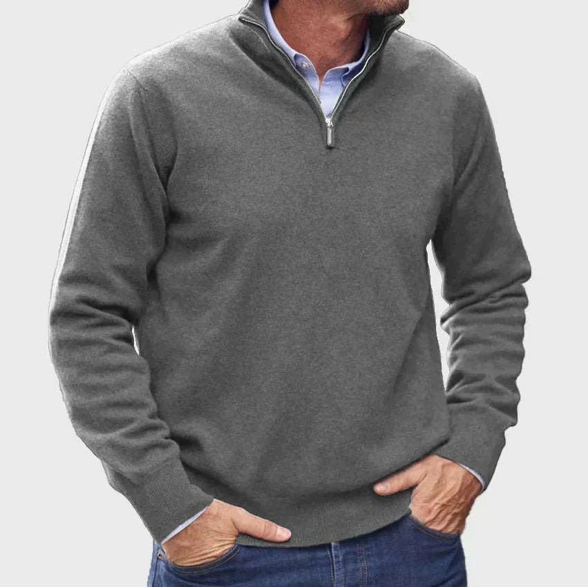 Tim | Half-zip truien