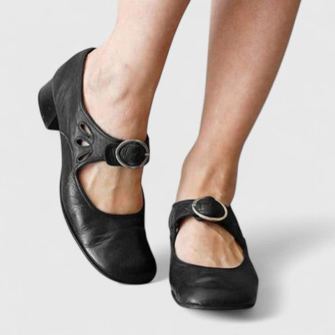 Meinke | Retro schoenen met gesp