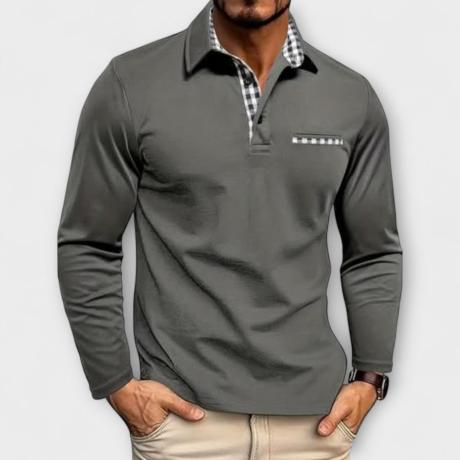 Harmen | Klassiek poloshirt langarm