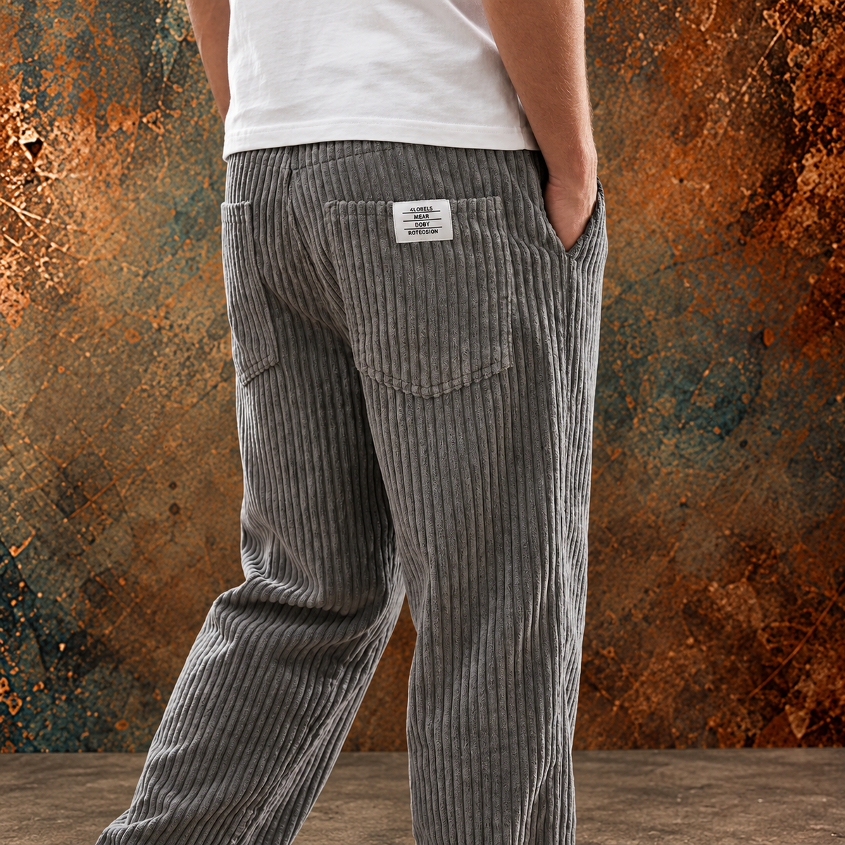 Fokke | Ribfluwelen broek met comfort