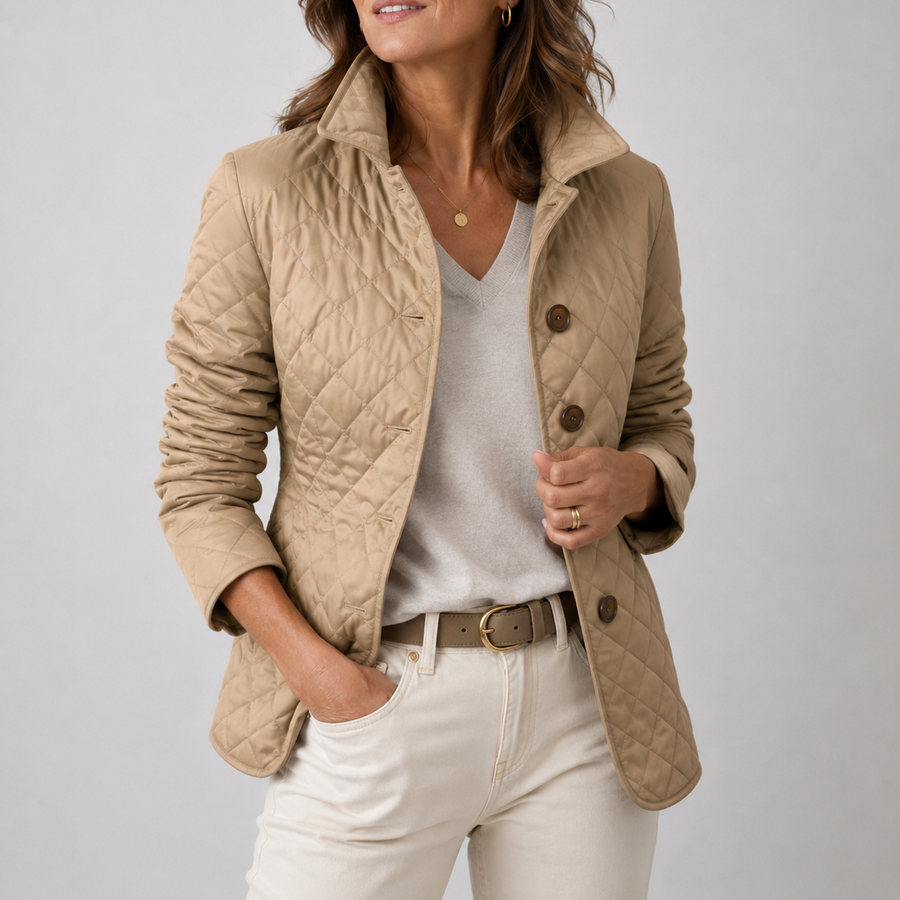 Intissar | Gewatteerde blazer