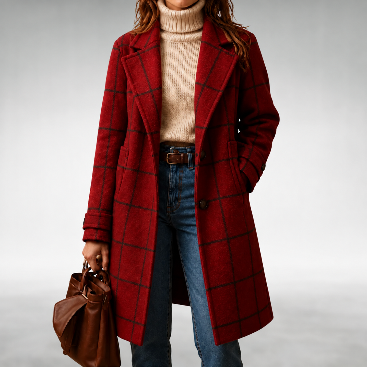 Anouck | Geruite blazerjas