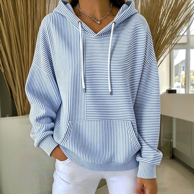 Ozlem | Gestreepte Hoodie met Temperatuurregulerend Comfort