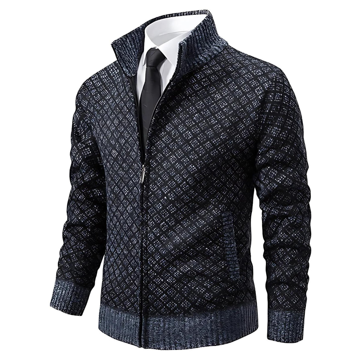 Yannick | Gebreid vest met rits