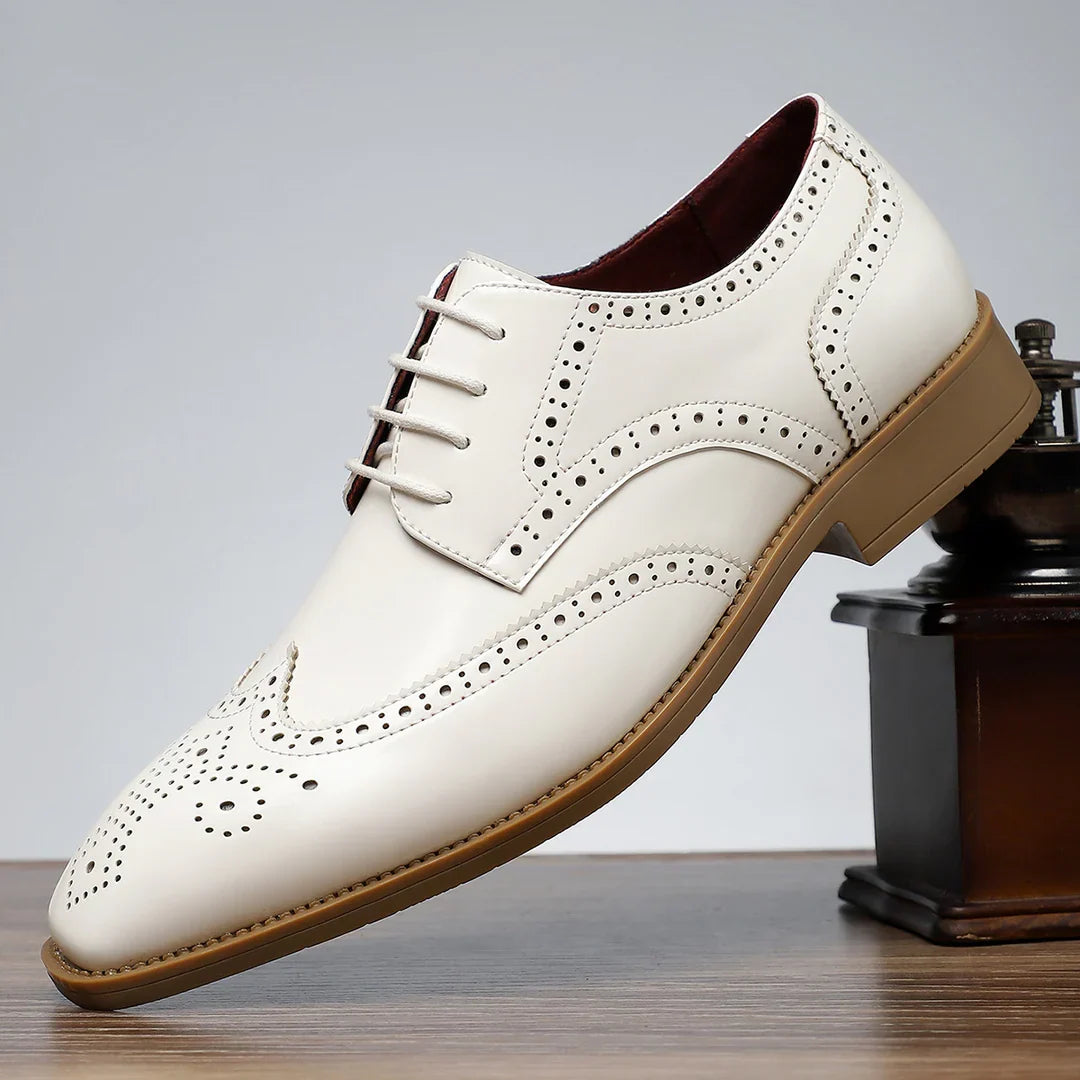 Rene | Klassieke leren wingtip brogues
