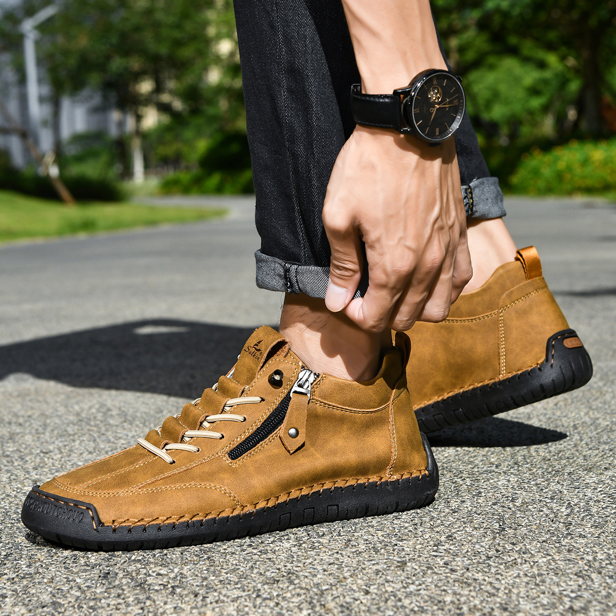 Ties | Casual Schoenen met Rits