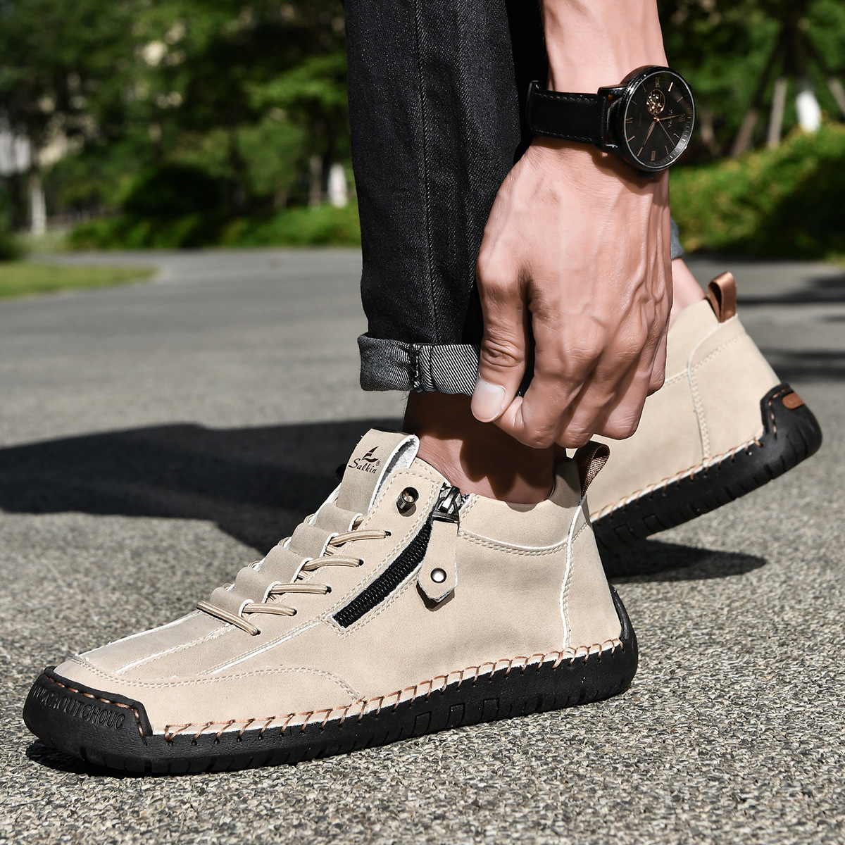 Ties | Casual Schoenen met Rits