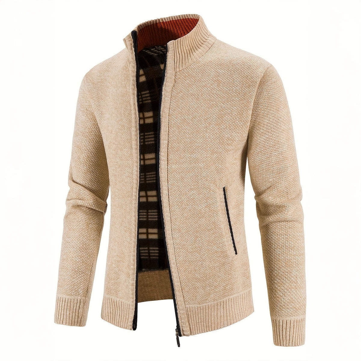 Leon | Luxe Truien met Rits