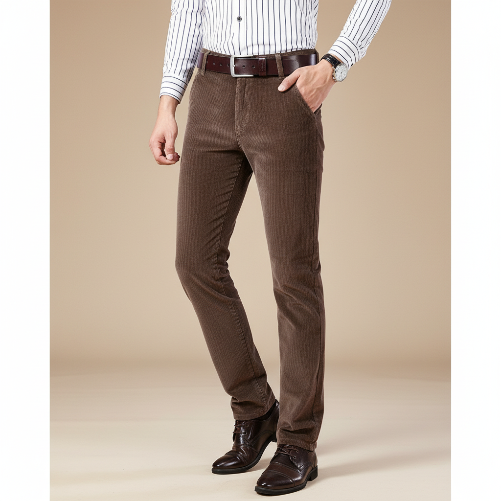 Jonathan | Gestructureerde broek