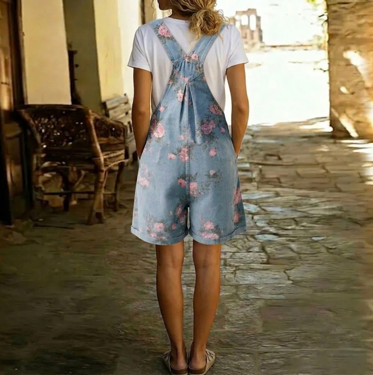Judy | Lavato Vintage met Bloemen Salopette