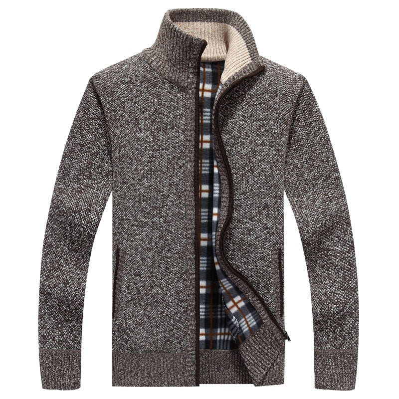 Pieter | Gebreide cardigan met rits