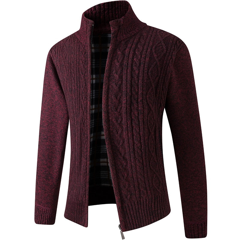 Pieter | Gebreide cardigan met rits