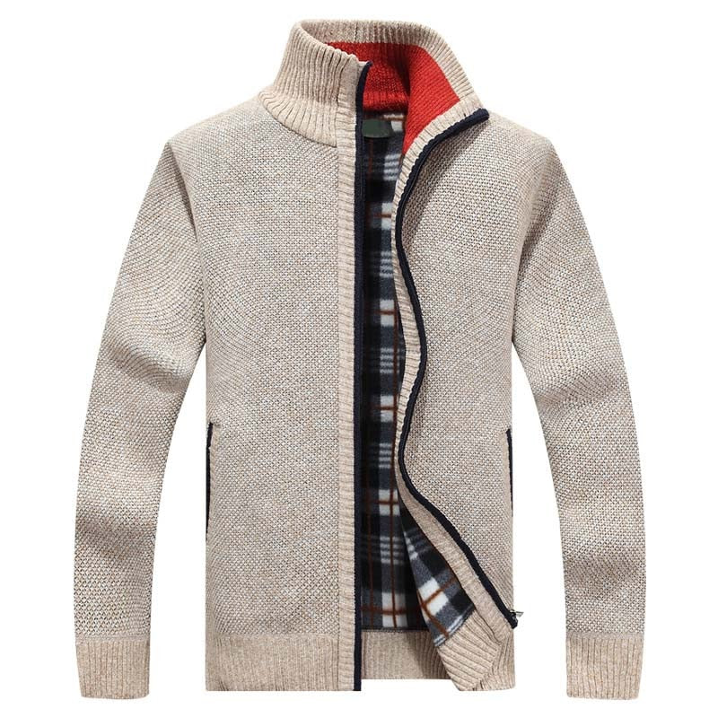 Pieter | Gebreide cardigan met rits