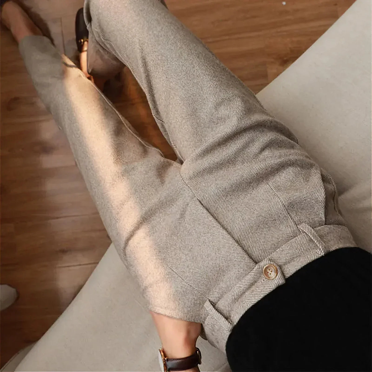 Dolf | Elegante plissé broek