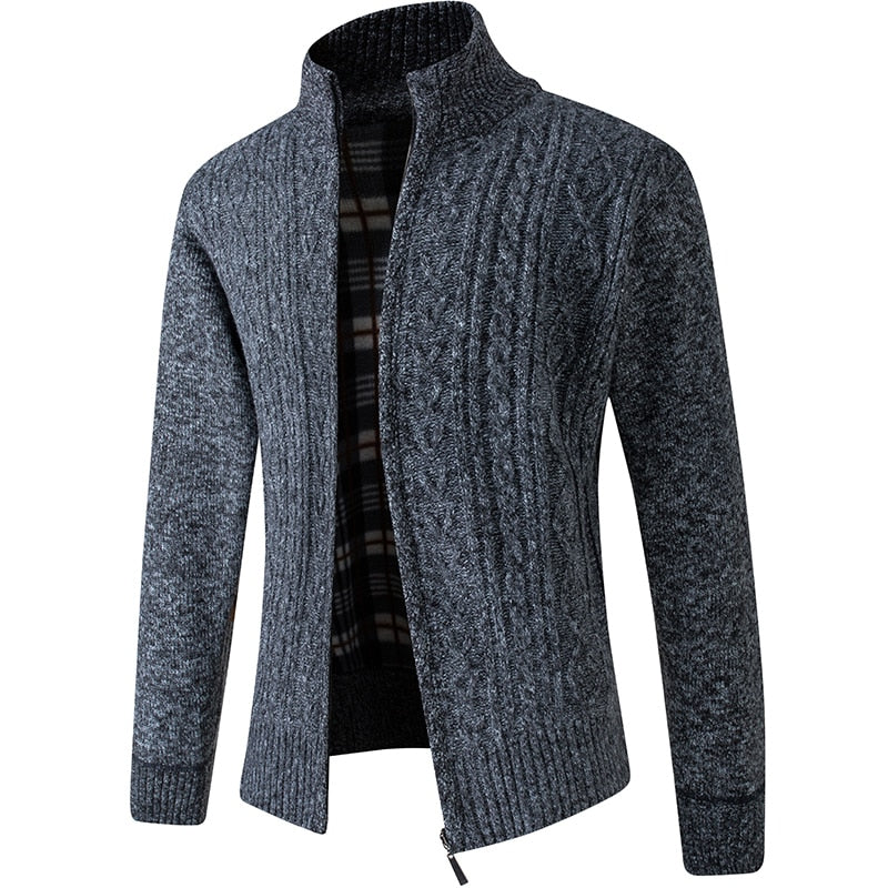 Pieter | Gebreide cardigan met rits