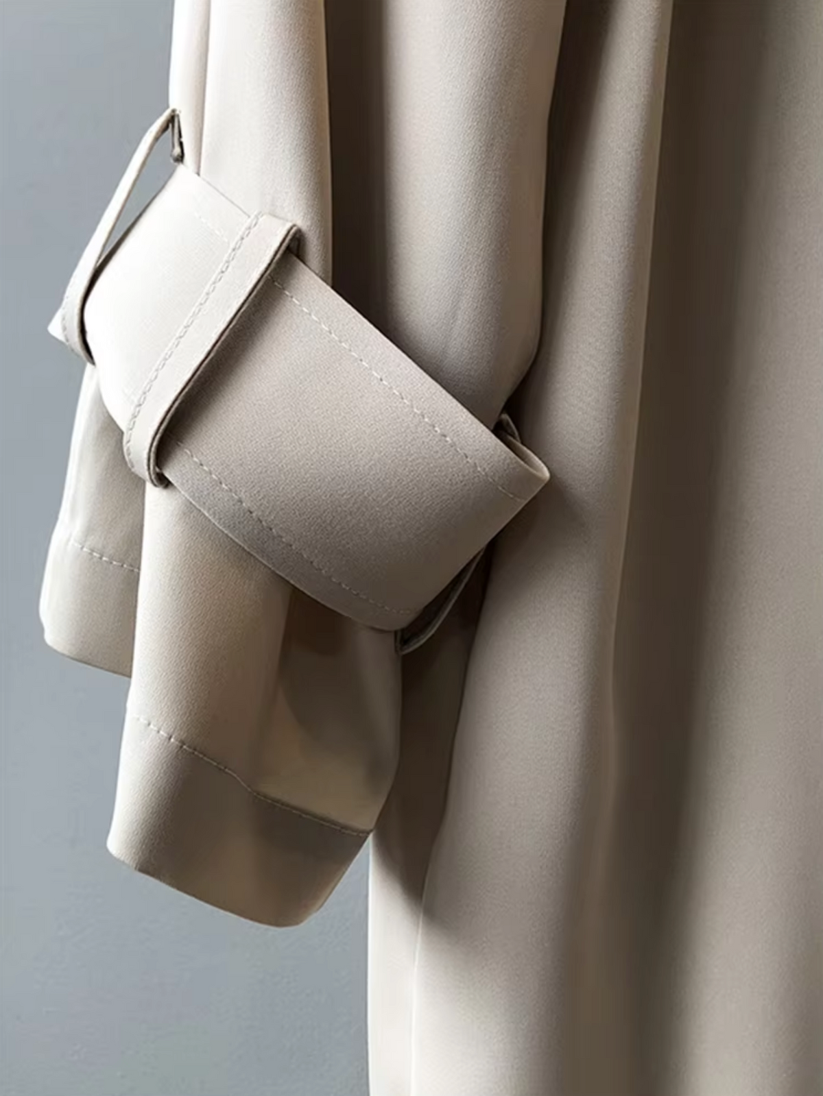 Alies | Elegante lange trenchcoat
