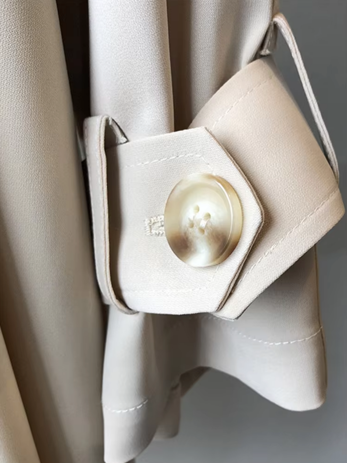 Alies | Elegante lange trenchcoat