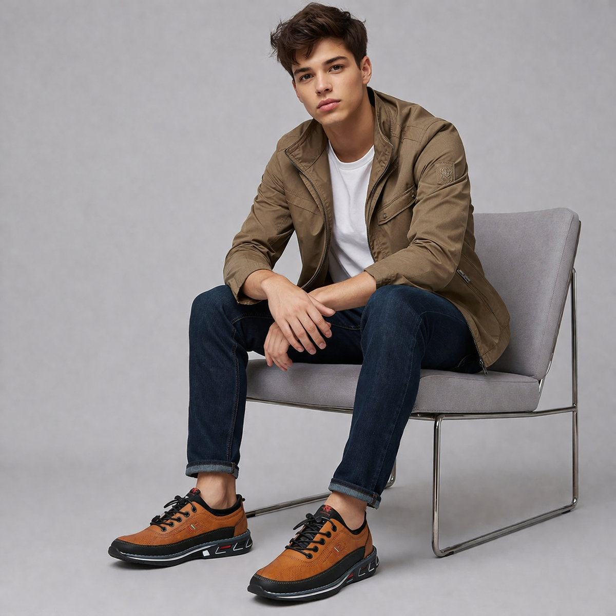 Arjen | Casual Oxford leren schoen