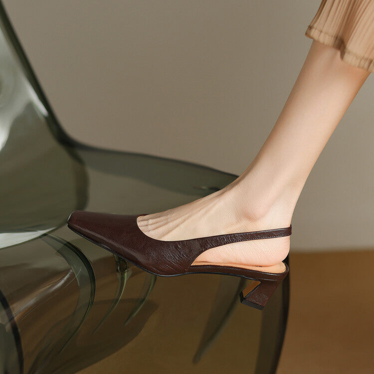 May | Elegante Mary Jane slingbacks