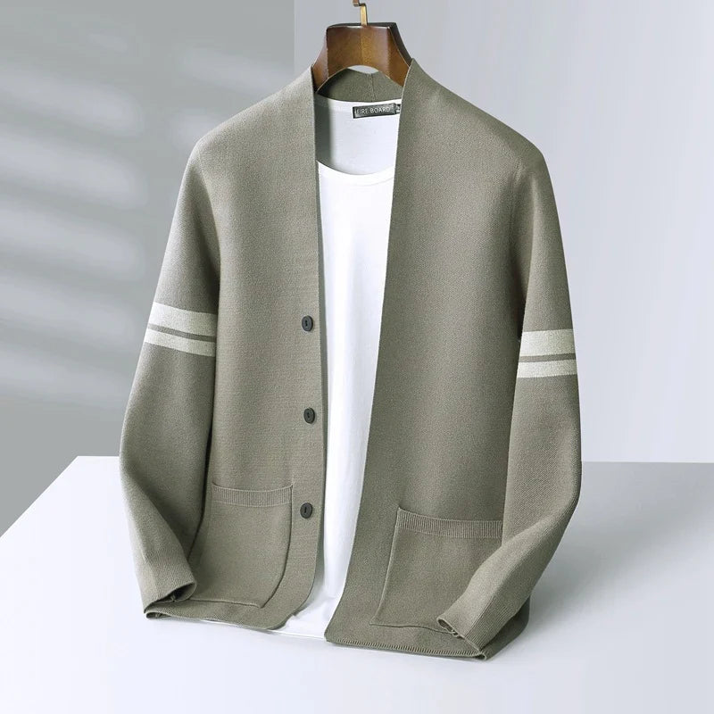 Ludwig | Cardigan met streepdetails