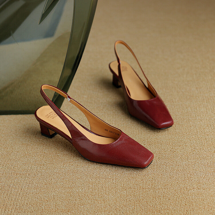 May | Elegante Mary Jane slingbacks