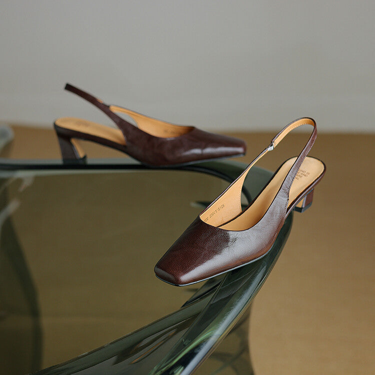 May | Elegante Mary Jane slingbacks