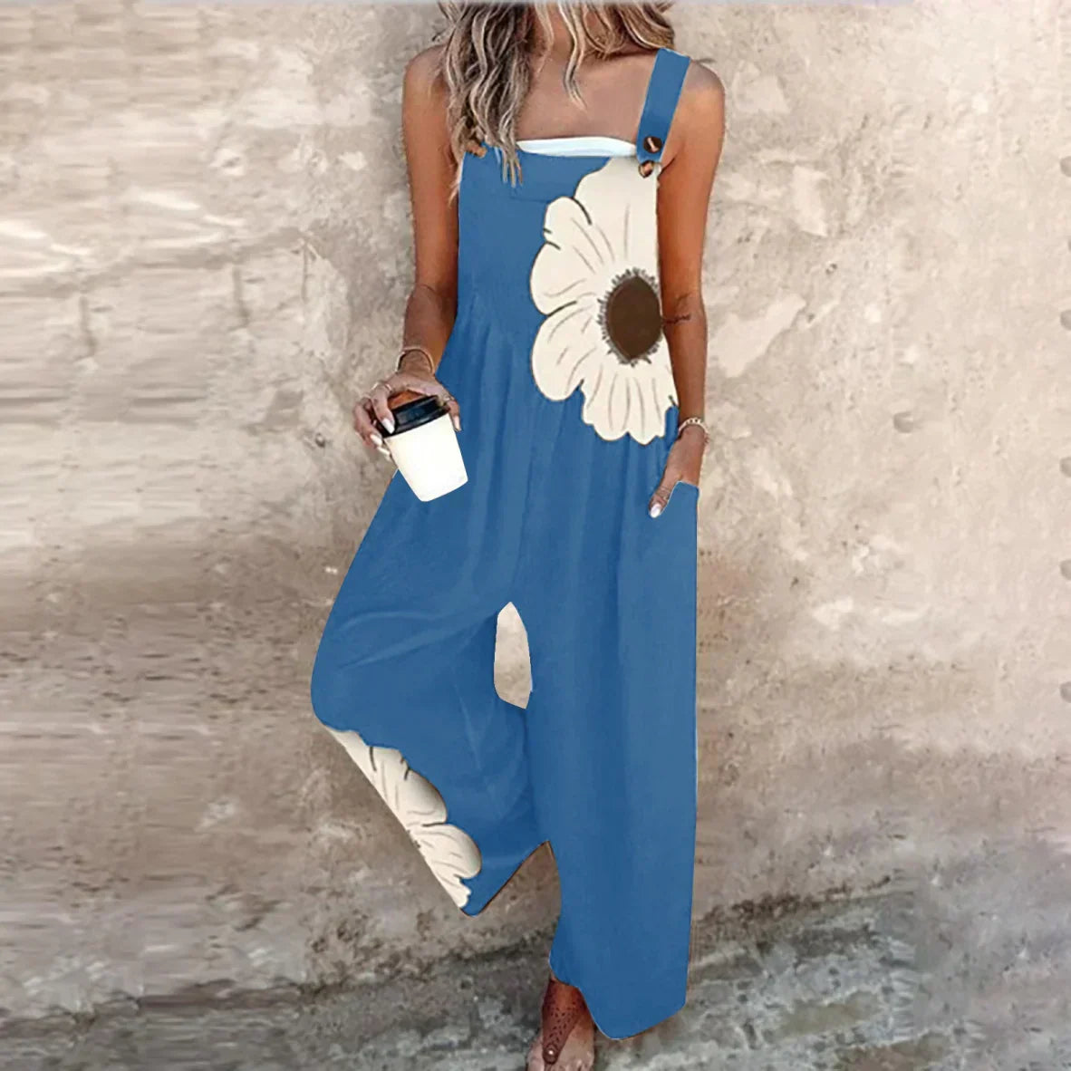 Comfortabele Gedrukte Overalls