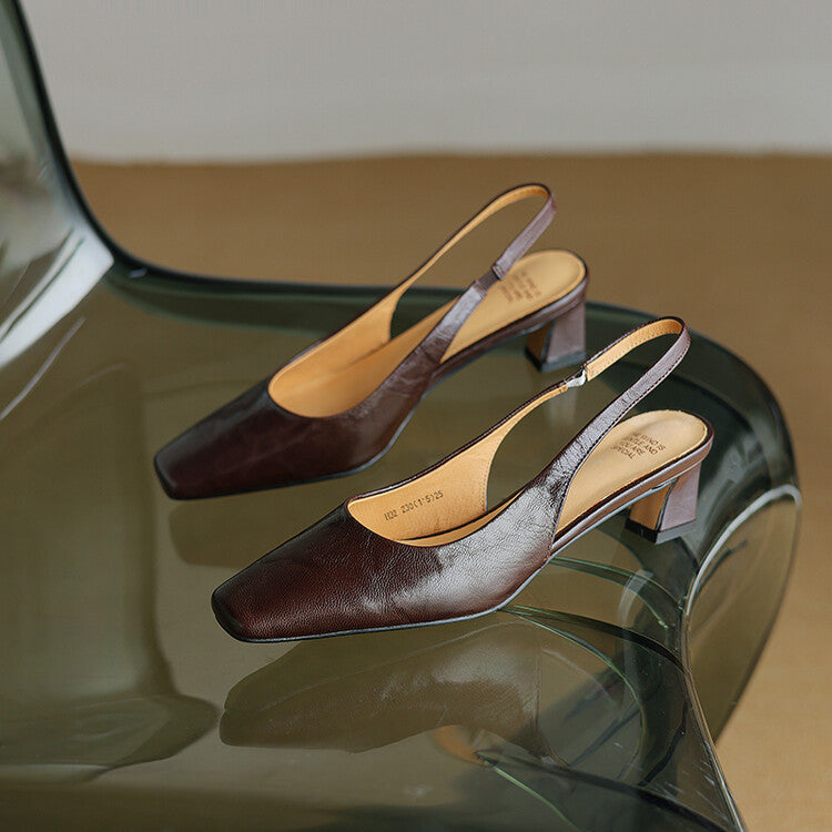 May | Elegante Mary Jane slingbacks