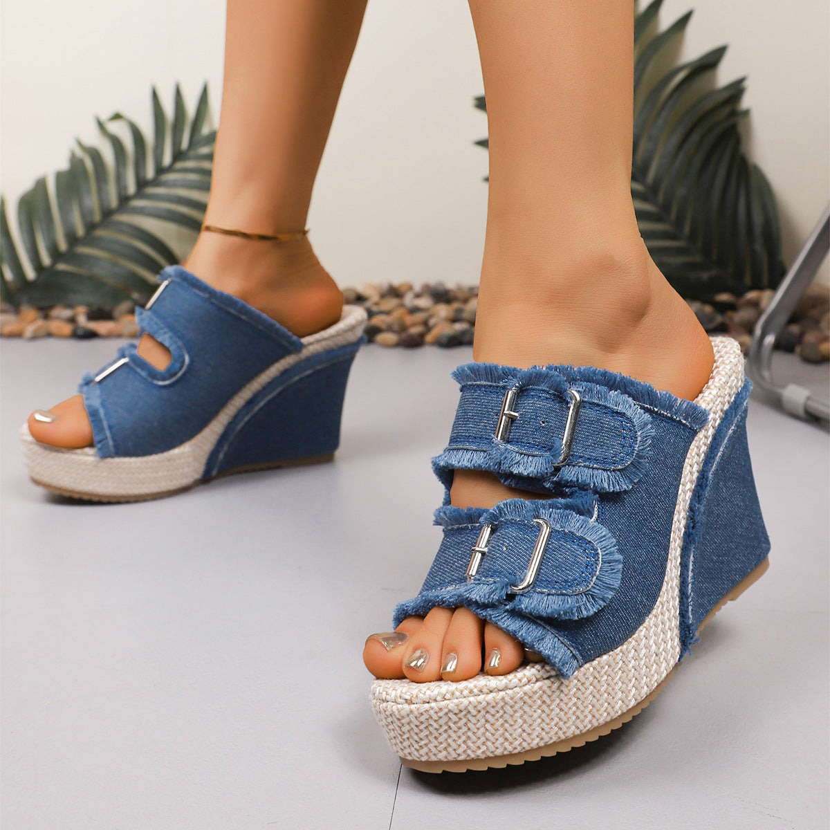 Ada | Wedge Sandalen